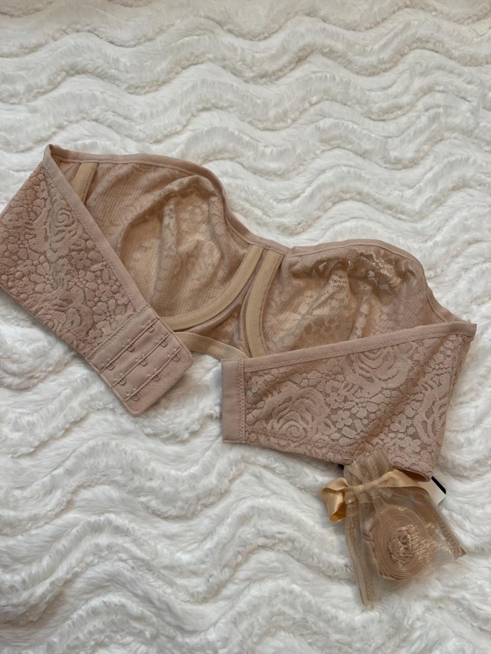 NWT Wacoal Strapless Lace Underwire Bra #854205 - Picture 9 of 14